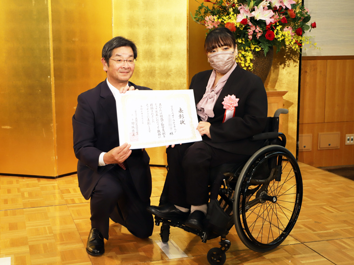 永年勤続障害者表彰の様子