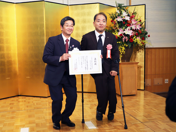 永年勤続障害者表彰の様子