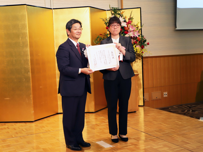 永年勤続障害者表彰の様子