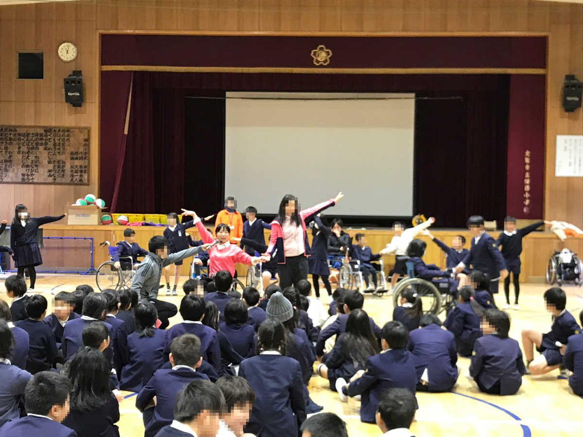 車いすダンス体験講演