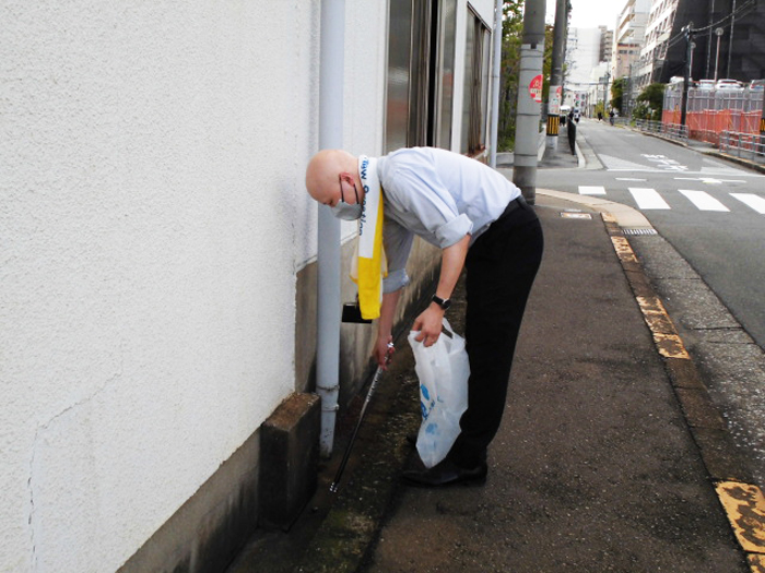 清掃活動の様子