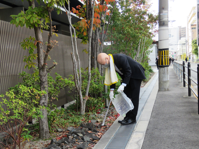 清掃活動の様子