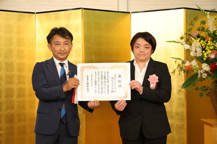 永年勤続障害者表彰の様子