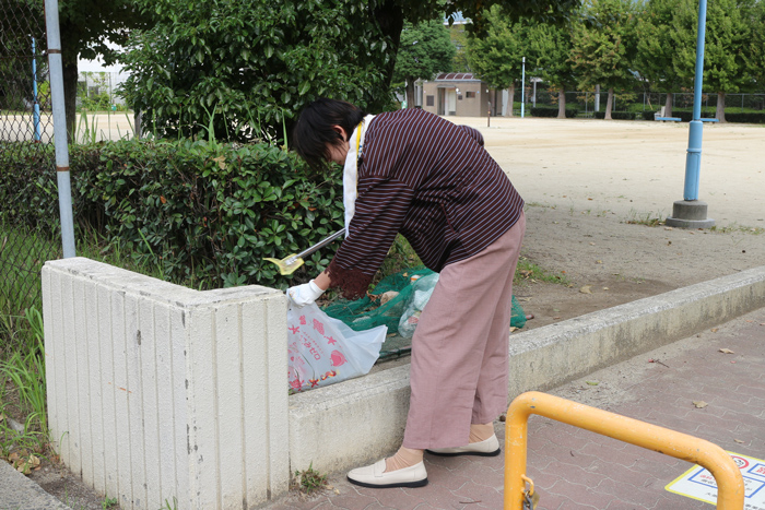 清掃活動の様子